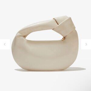 Alexandra Cream Vegan Top Handle Bag by Melie Bianco